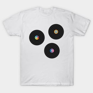 Simple Rainbow Vinyl T-Shirt